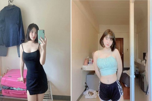 Em tóc ngắn xinh xắn thích yêu đương thăng hoa