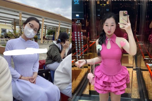 Học sinh mũm mĩm đi bar rơi vào giây phút tình cảm