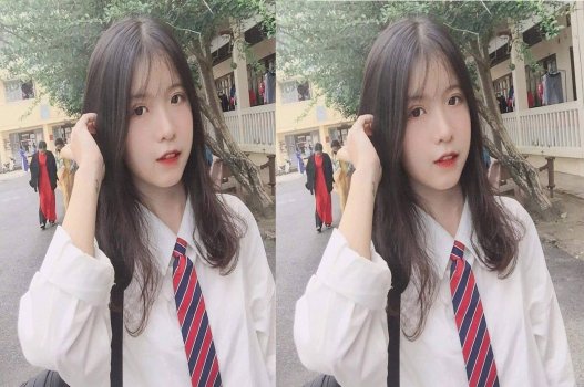 Bướm chị sáng chói như nước lấp lánh