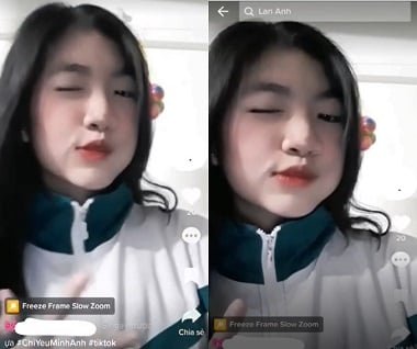 Lan Anh, học sinh lớp 11, đang rất hứng tình