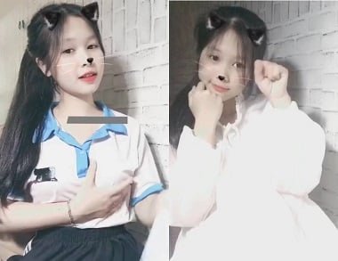 Nữ sinh thủ dâm cho anh họ