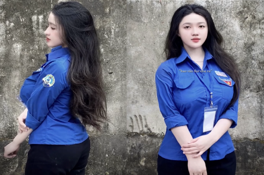Vẻ quyến rũ của nữ sinh viên tình nguyện với nét đẹp khiêu gợi